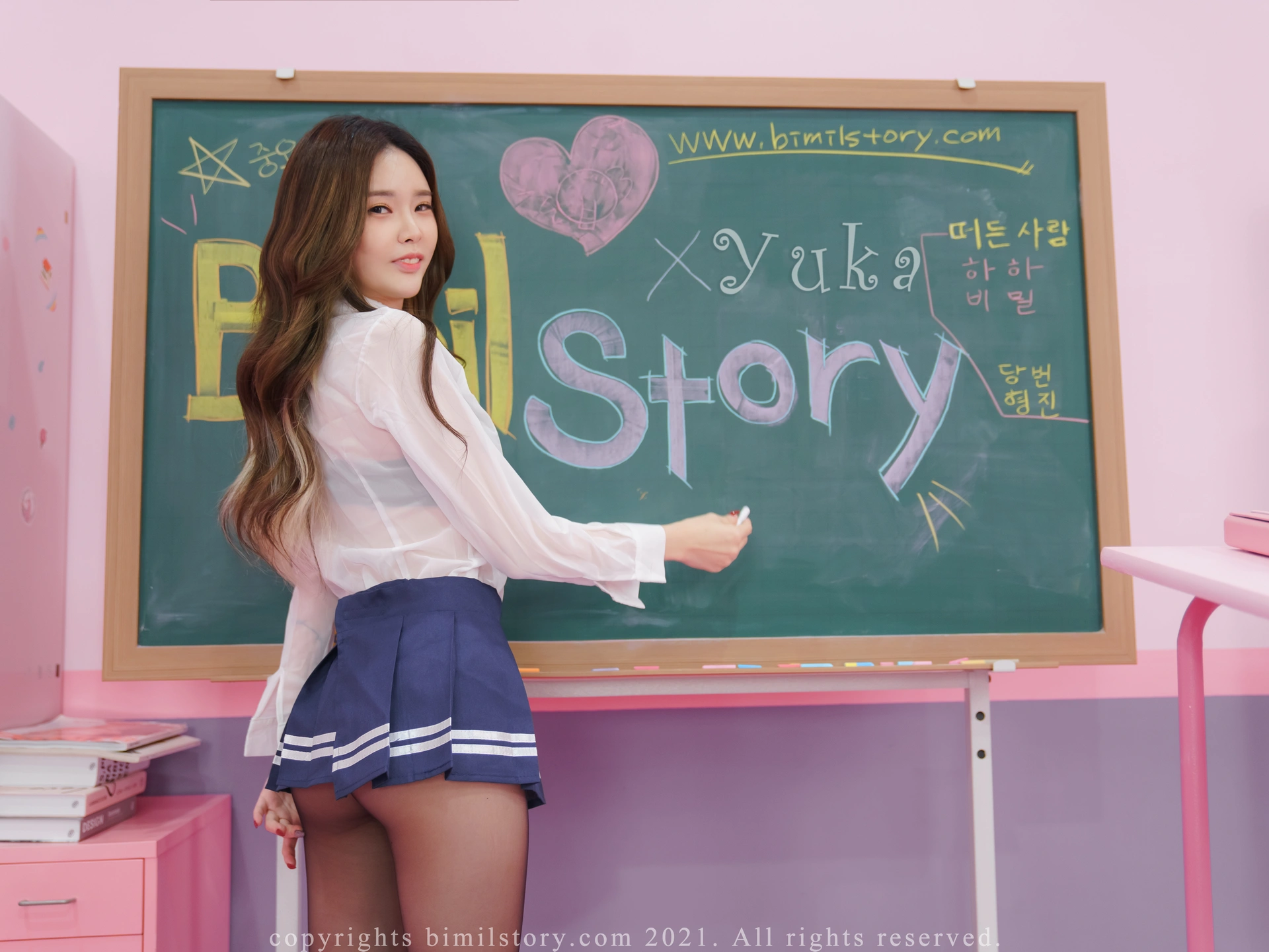 Yuka (유카) - NO.10 [Bimilstory] Yuka is in Secret Class 2